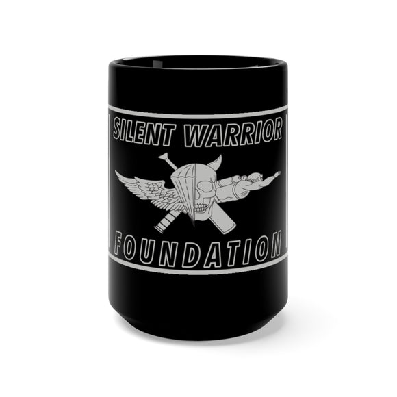 Silent Warrior Foundation Black Mug 15oz